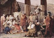 Francesco Hayez Ulysses at the court of Alcinous oil painting